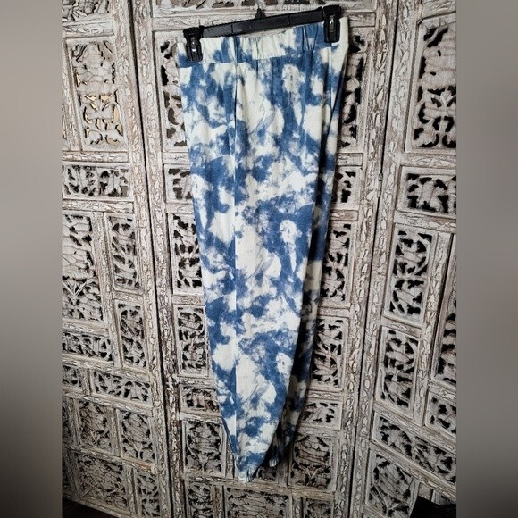 True Craft Blue Tie Dye Joggers with Pockets Womens Size Large - Picture 5 of 9